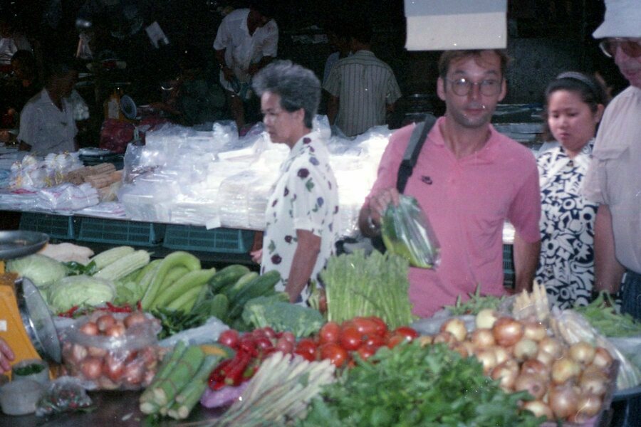 Bruno au marché