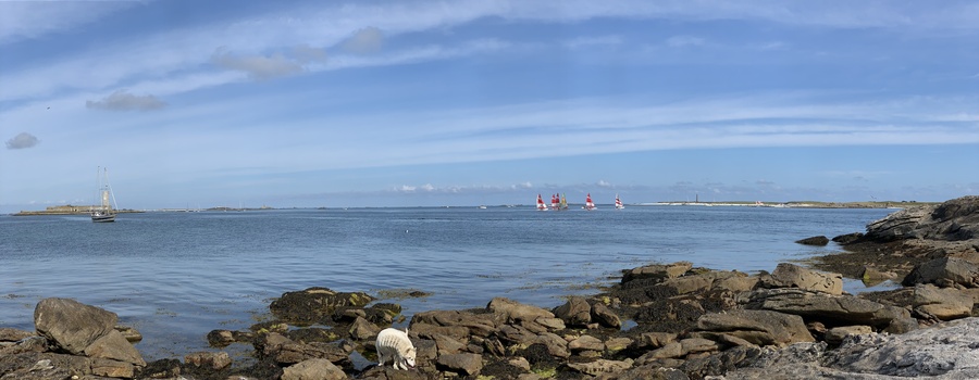 Les Glénan vue de l'ile du Loch